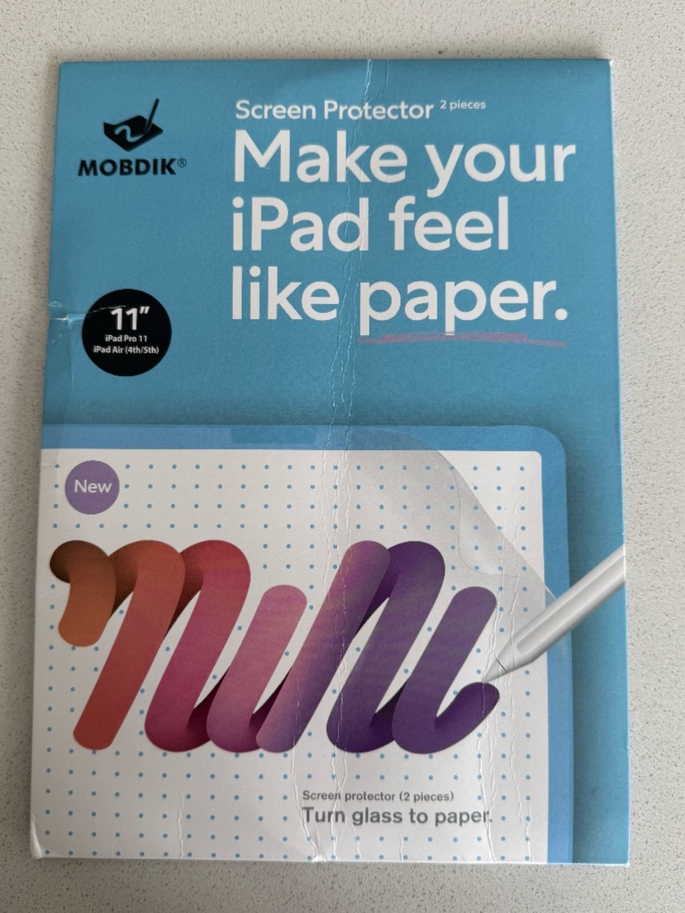 NEW MOBDIK Paperfeel Screen Protector for 11” iPad Pro & iPad Air 4/5 Matte